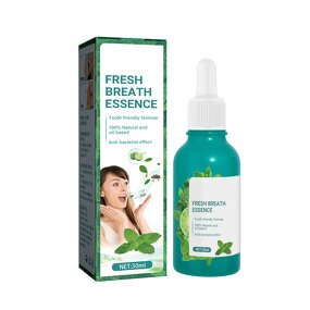 Fresh Breath Essence Manufacturer - High Quality 30ml Peppermint Oil Cleans Bad Breath Leaves Mint Scent for Men & Women