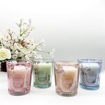 Soy Wax Candle Manufacturer - Scented with Dried Flowers Essential Oil Smokeless Roasted Flower Craft