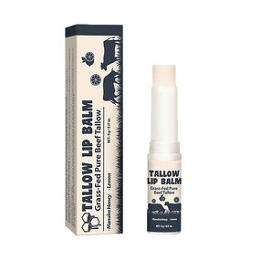 Lip Balm Manufacturer - Factory Price OEM Custom Logo Grass-Fed Beef Tallow Moisturizing Brightening Waterproof 5g