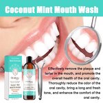Coconut Oil Mouthwash Manufacturer - Hot Selling Natural Essential Oil & Vitamin E Alcohol Free Teeth Whitening