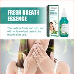 Fresh Breath Essence Manufacturer - High Quality 30ml Peppermint Oil Cleans Bad Breath Leaves Mint Scent for Men & Women