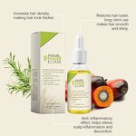 Hair Growth Elixir Manufacturer - Hot Selling Organic Rosemary Natural Scalp Treatment Anti Hair Loss Oil Tonic Unisex