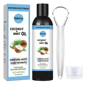 Coconut Oil Mouthwash Manufacturer - Hot Selling 237ml Organic Natural Fresh Breath Oral Health Care