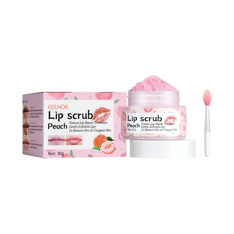Lip Scrub Manufacturer - Peach Lighten Lip Lines Remove Dead Skin Moisturize Tender