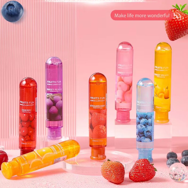 Sexual Lube Manufacturer - 80ml Water-based Fruit Flavor Vaginal Oral Edible Anal