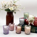 Soy Wax Candle Manufacturer - Scented with Dried Flowers Essential Oil Smokeless Roasted Flower Craft