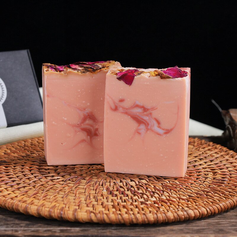 Handmade Soap Manufacturer - Natural Organic Skin Whitening with Dry Flower & Rose Oil - Gift