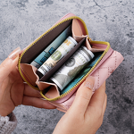 Wallet Manufacturer - Women's Multi Card Slot Money Clip PU Coin Purse