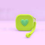 Storage Bag Manufacturer - Heart-shaped Love Style Silicone Card Key