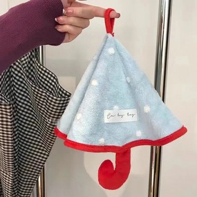 Hand Towel Manufacturer - 2025 Small Umbrella Hanging Cute Bathroom Coral Fleece