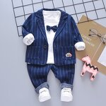 Children's Suit Manufacturer - Boy's Formal Three-Piece Long Sleeve