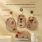 Hand Towel Manufacturer - Capybara Cartoon Cute Absorbent Hangable Thickened