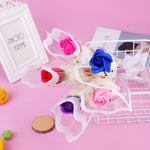 Artificial Soap Roses Manufacturer - Romantic with Teddy Bear Birthday Gift