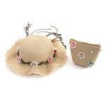 Sunscreen Kit Manufacturer - Summer Parent-Child with Straw Bucket Hat