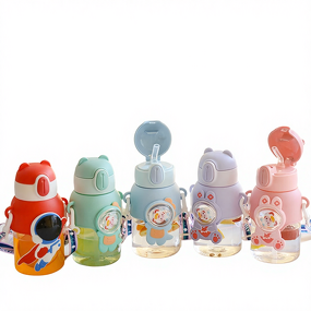 Straw Cup Manufacturer - PC Large Capacity One Click Pop up Cartoon