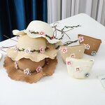 Sunscreen Kit Manufacturer - Summer Parent-Child with Straw Bucket Hat