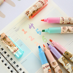 Highlighter Pen Manufacturer - Kapibara Cartoon Capybara 6 Colors Boxed Set