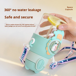 Straw Cup Manufacturer - PC Large Capacity One Click Pop up Cartoon