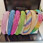 Headbands Manufacturer - Finestyle Rainbow Sweet Sequin Printed Heart Mermaid