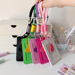 Lanyard Card Holder Manufacturer - Korean-style Vertical Dual-Slot PU