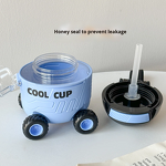 Water Cup Manufacturer - Creative Mars Rover PC Leakproof Straw Toy