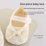 Baby Shoes Manufacturer - Girls' Princess Lace Non-Slip Soft Sole