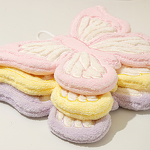 Hand Towel Manufacturer - Cute Coral Velvet Embroidery Butterfly Thickened