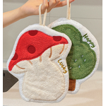 Hand Towel Manufacturer - Cute Coral Velvet Kitchen Bathroom Super Absorbent