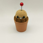Crochet Potted Plant Manufacturer - Handwoven Mini Sunflower Yarn Decorative