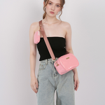 Crossbody Bag Manufacturer - Minimalist Solid Color PU Sequin Decorated