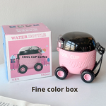Water Cup Manufacturer - Creative Mars Rover PC Leakproof Straw Toy