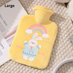 Hot Water Bottle Manufacturer - Winter Cartoon Velvet Fabric Bedding PVC Thickened