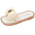 Children's Flip-flops Manufacturer - Bow Slip-On Flat Bottom Non-slip