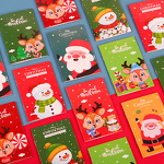 Notebook Manufacturer - Small A3 Cartoon Christmas Printed Pocket