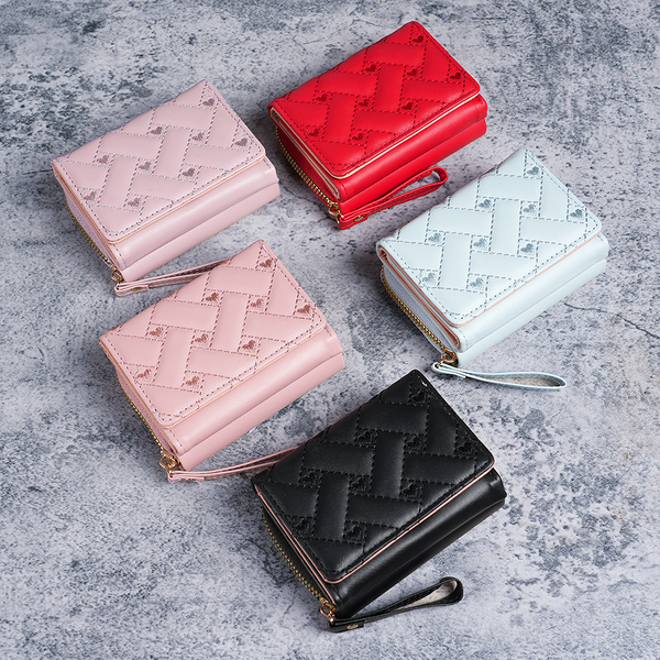 Wallet Manufacturer - Women's Multi Card Slot Money Clip PU Coin Purse