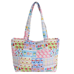 Shoulder Bag Manufacturer - Floral Quilted Large Capacity Summer Tote