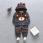 Children's Two-piece Set Manufacturer - Girls' Golden Velvet Sweater Autumn Winter
