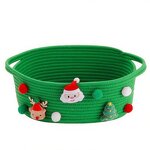 Gift Basket Manufacturer - Modern Christmas Santa Claus Storage Cross Border