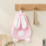 Hand Towel Manufacturer - Cute Rabbit Cartoon Hanging Baby Children's Soft
