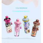 Water Cup Manufacturer - Ins Style Ice Cream PC with Water Separation