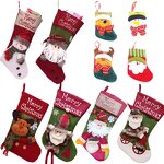 Gift Bags Manufacturer - Cartoon Christmas Stockings Large & Small Candy