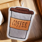 Hand Towel Manufacturer - New Coffee Thickened Coral Fleece Cute Kitchen