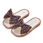 Children's Flip-flops Manufacturer - Girls' Princess Floral Bowknot Casual