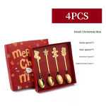Spoon Fork Set Manufacturer - Cross-Border Christmas Disposable Stainless Steel