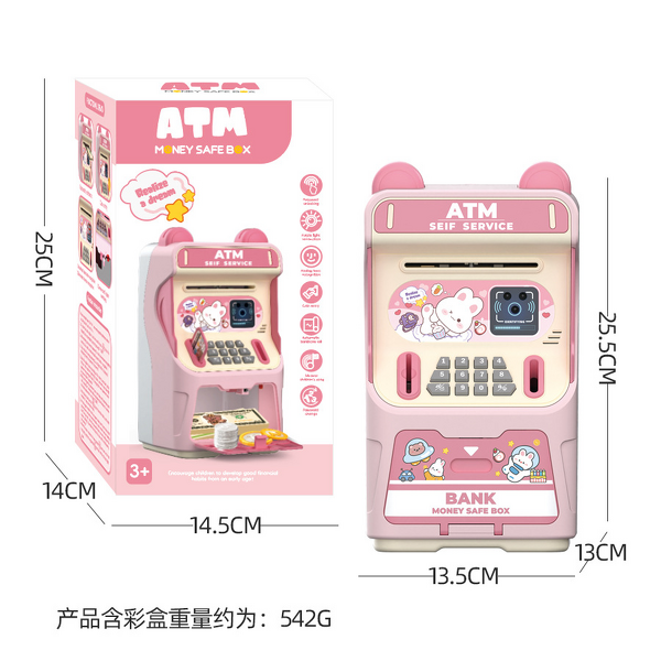 Piggy Bank Manufacturer - Children ATM with Acoustooptic Sound Effect