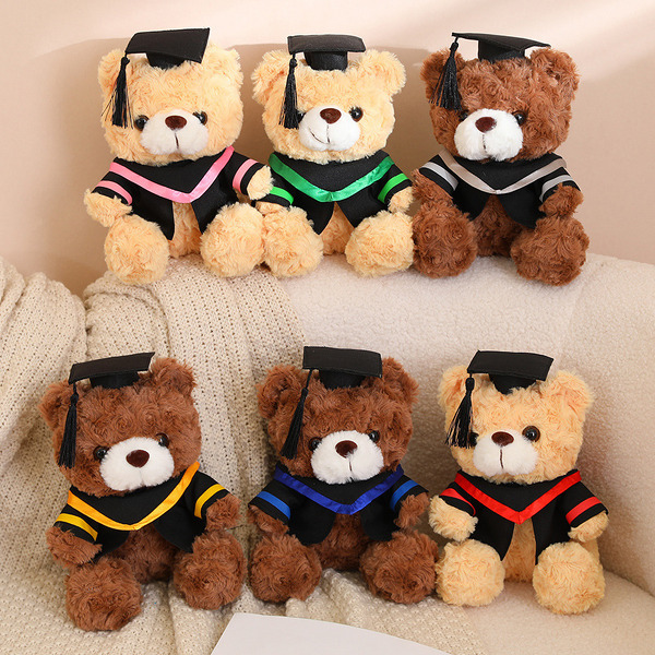 Teddy Bear Doll Manufacturer - Academic Uniform Customized Logo Graduation Gift