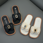 Children's Flip-flops Manufacturer - Bow Slip-On Flat Bottom Non-slip