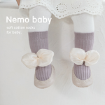 Baby Floor Shoes Manufacturer - Korean Princess Bowknot Bubble Cotton