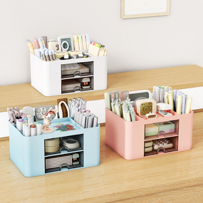 Storage Box Manufacturer - Office Desktop Multifunctional Pen Holder