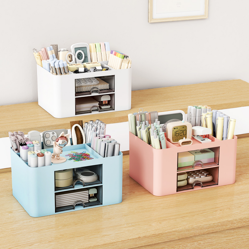 Storage Box Manufacturer - Office Desktop Multifunctional Pen Holder
